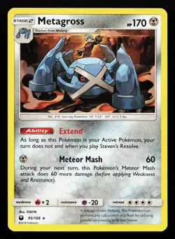 Metagross 95/168 Holo Rare Celestial Storm Pokemon Card - Image 1