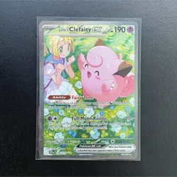 The Pokemon Company Lillie's Clefairy ex 184/159 Sv09 Full Art Holo SIR - Image 1