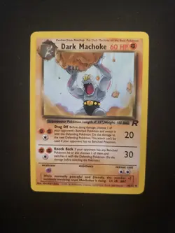 Dark Machoke 40/82 Team Rocket LP/MP Pokemon Read Description - Image 1