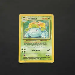 HP/DMG Venusaur Base Set 15/102 Unlimited Holo Rare | Pokemon TCG - Image 1