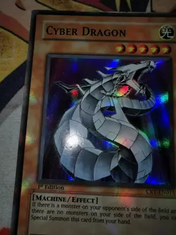 Cyber Dragon crv-en015 1st Edition (MP) Super Rare Yu-Gi-Oh! - Image 4