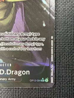 One Piece Monkey.D.Dragon OP12-094 Legacy Master SR Foil Alt Art 8000 Power - Image 5