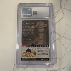 2021 ONE PIECE WAFERS COUNTERATTACK SIGNAL #02 MONKEY D. LUFFY CGC 10 Gem Mint - Image 2