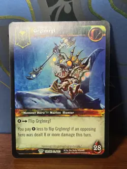 World of Warcraft TCG Throne Foil Hero Grglmrgl - Image 1