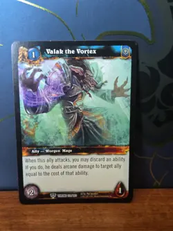 2011 World of Warcraft TCG: Throne of the Tides Valak the Vortex #131 - Image 1