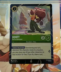 Disney Lorcana Goofy - Set for Adventure 39/P3 Exclusive Magical Places Promo - Image 1
