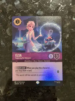 Disney Lorcana Whispers in the Well Elsa - Exploring the Unknown 208/204 Epic - Image 1