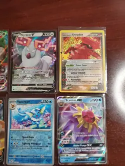Pokemon 6 Card Lot Holos EX, V And Rare Cards , Great Value Set Building Lot15 - Image 3
