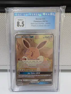 Pokemon Card - Eevee GX SM233 Sun & Moon SM Black Star Promo Full Art - Image 1