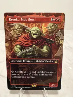 Krenko, Mob Boss (Anime Borderless) Ravnica Remastered Foil - Image 1