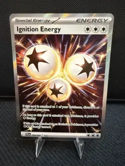 Pokemon TCG Ignition Energy #124/094 Ultra Rare ME02: Phantasmal Flames NM - Image 1