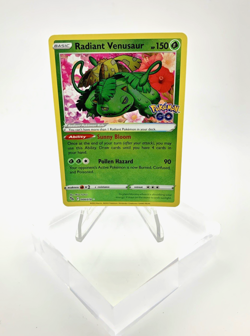 Radiant Venusaur 004/078 Pokemon GO Holo Near Mint - Image 1
