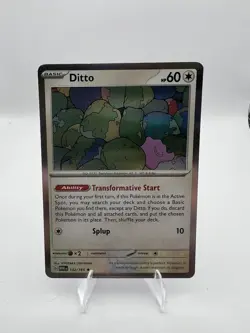 DITTO #132/165 POKEMON 151 (Holo Rare, NM) ENGLISH - Image 1