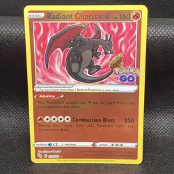 Radiant Charizard 011/078 Pokemon GO Holo - Image 1