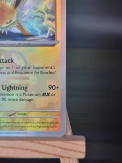 Jolteon - 029/131 Prismatic Evolutions (Pokemon) Master Ball Reverse Holo - Image 3
