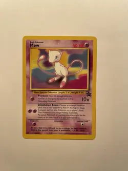 Pokemon TCG - Mew #8 Promo Wizards Black Star Promos Near Mint - Image 1