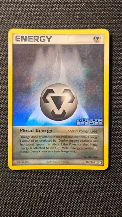 Pokemon Metal Energy (Special) Delta Species 107/113 Reverse Holo Stamped MP - Image 2