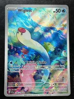 Pokemon Wiglett 206/198 Illustration Rare SV1 Scarlet & Violet (NM) - Image 1