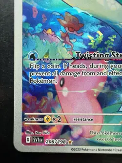 Pokemon Wiglett 206/198 Illustration Rare SV1 Scarlet & Violet (NM) - Image 4