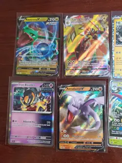 Pokemon 6 Card Lot Holos EX, V And Rare Cards , Great Value Set Building Lot14 - Image 2