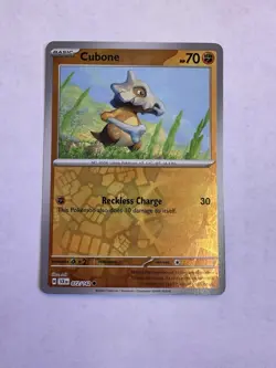 Cubone [Reverse Holo] 072/142 Pokemon Stellar Crown SCR - Image 1