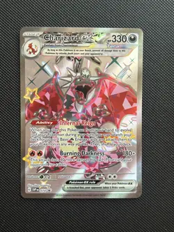 Pokemon TCG Charizard EX SVP074 Tera Black Star Promo NM - Image 1
