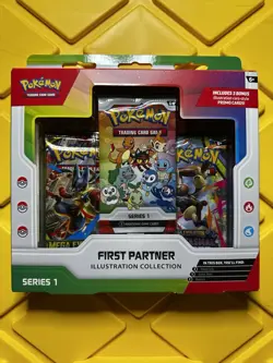 Pokemon TCG First Partner Illustration Collection Series 1 Box Promo - Image 1