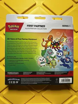 Pokemon TCG First Partner Illustration Collection Series 1 Box Promo - Image 2