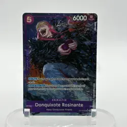 One Piece Donquixote Rosinante OP10-072 SR Parallel Foil - Royal Blood NM ENGLIS - Image 1