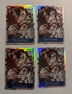 One Piece TCG OP13-042 - Edward. Newgate - SR - X4 Playset - English - Image 1