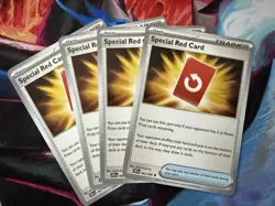 4x Special Red Card - 082/086 - Trainer Playset - Chaos Rising - Pokemon Card - Image 1