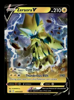 Zeraora V SWSH263 SWSH: Sword & Shield Promo Cards Pokemon TCG - Image 1