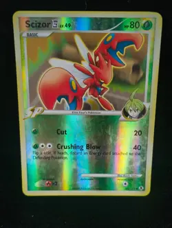 Pokemon TCG Scizor 48/111 Rising Rivals Reverse Holo Pokemon Card - Image 1