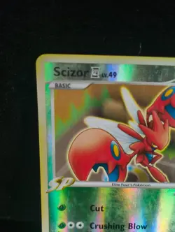 Pokemon TCG Scizor 48/111 Rising Rivals Reverse Holo Pokemon Card - Image 2