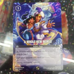 A Whole New World 10 Disney Lorcana Promo Card - Image 1
