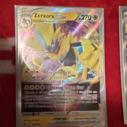 Pokemon TCG 8-Card Holo Full Art Lot Zeraora VSTAR, Sylveon V, Roxanne - Image 4