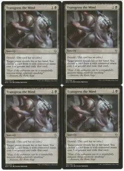 MTG Transgress the Mind x4 Battle for Zendikar Uncommon LP - Image 1