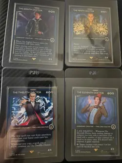 Lot Of 9 Magic the Gathering MTG Doctor Who Showcase Regular M/NM - Image 1