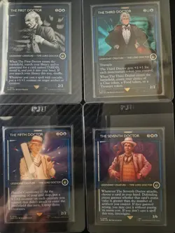 Lot Of 9 Magic the Gathering MTG Doctor Who Showcase Regular M/NM - Image 2