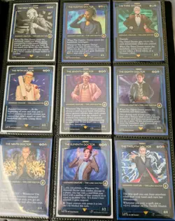 Lot Of 9 Magic the Gathering MTG Doctor Who Showcase Regular M/NM - Image 3