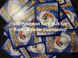 Pokemon | 100 Card Bulk Lot | Rares & Holos Guaranteed - Image 1