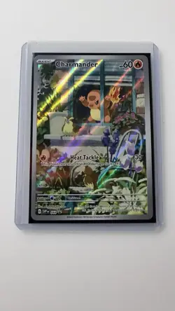 Pokemon TCG Charmander 044 Promo Full Art Holo Black Star Promo NM Condition - Image 1