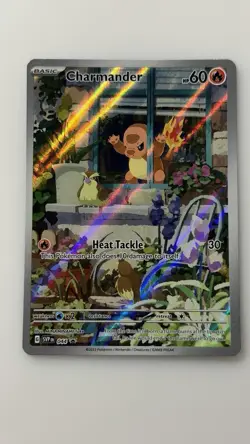 Pokemon TCG Charmander 044 Promo Full Art Holo Black Star Promo NM Condition - Image 2