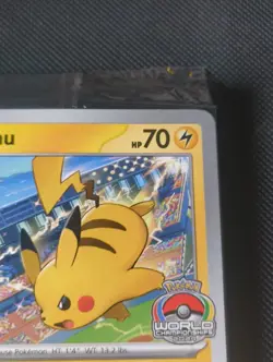 Pokemon TCG Pikachu SVP #190 Promo 2024 World Championships SEALED - Image 3