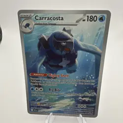 Pokemon Carracosta 107/086 Illustration Rare Sv: Black Bolt Full Art NM/M+ - Image 1