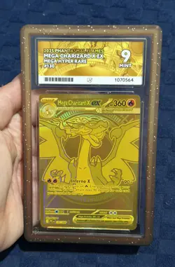 Pokemon Mega Charizard X EX 130/094 Phantasmal Flames Mega Hyper Rare Gold ACE 9 - Image 1