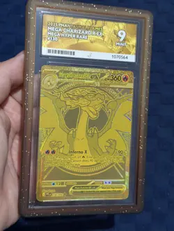 Pokemon Mega Charizard X EX 130/094 Phantasmal Flames Mega Hyper Rare Gold ACE 9 - Image 2