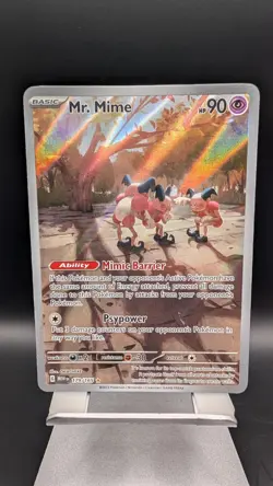 Mr. Mime 179/165 - Illustration Rare Pokemon 151 Near Mint - Image 1