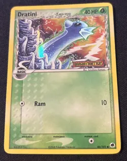 Dratini Delta Species Stamp Dragon Frontiers 46/101 Holo LP Pokemon DNA GAMES - Image 1