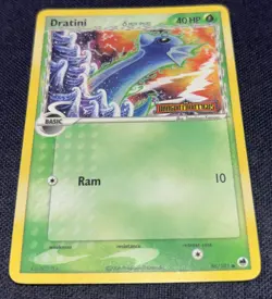 Dratini Delta Species Stamp Dragon Frontiers 46/101 Holo LP Pokemon DNA GAMES - Image 2
